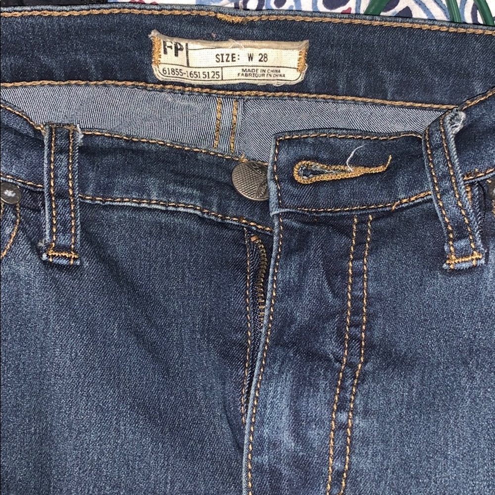 Free People Dark Wash Jeans